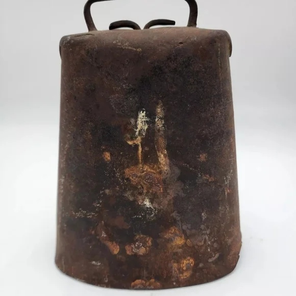 Antique Cow Bell Farm Hand Forged Large Country Rustic Decor - Picture 3 of 8